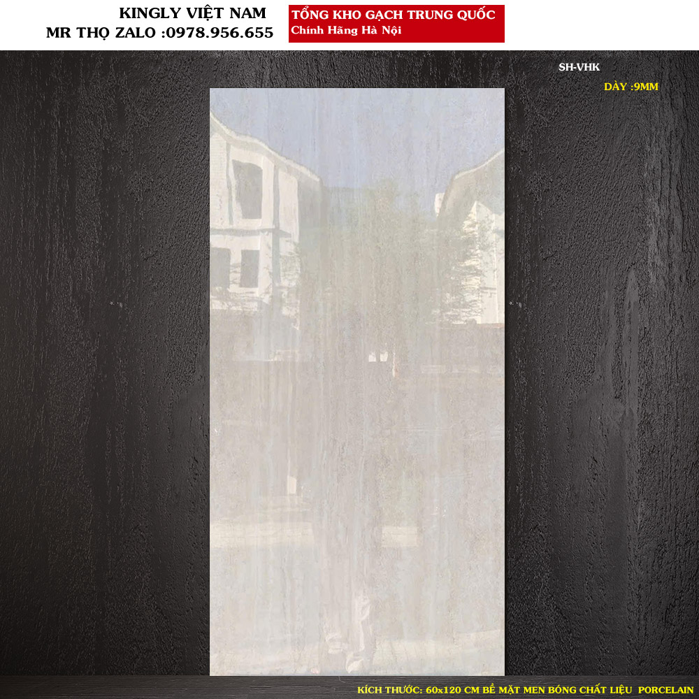 Gạch vân đá Travertine 60x120 cm SH